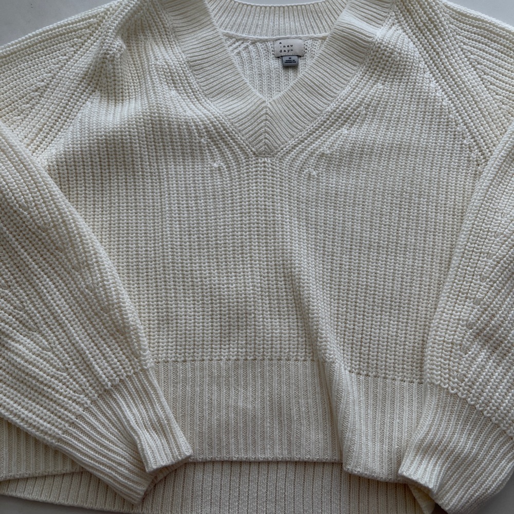 White Target Sweater